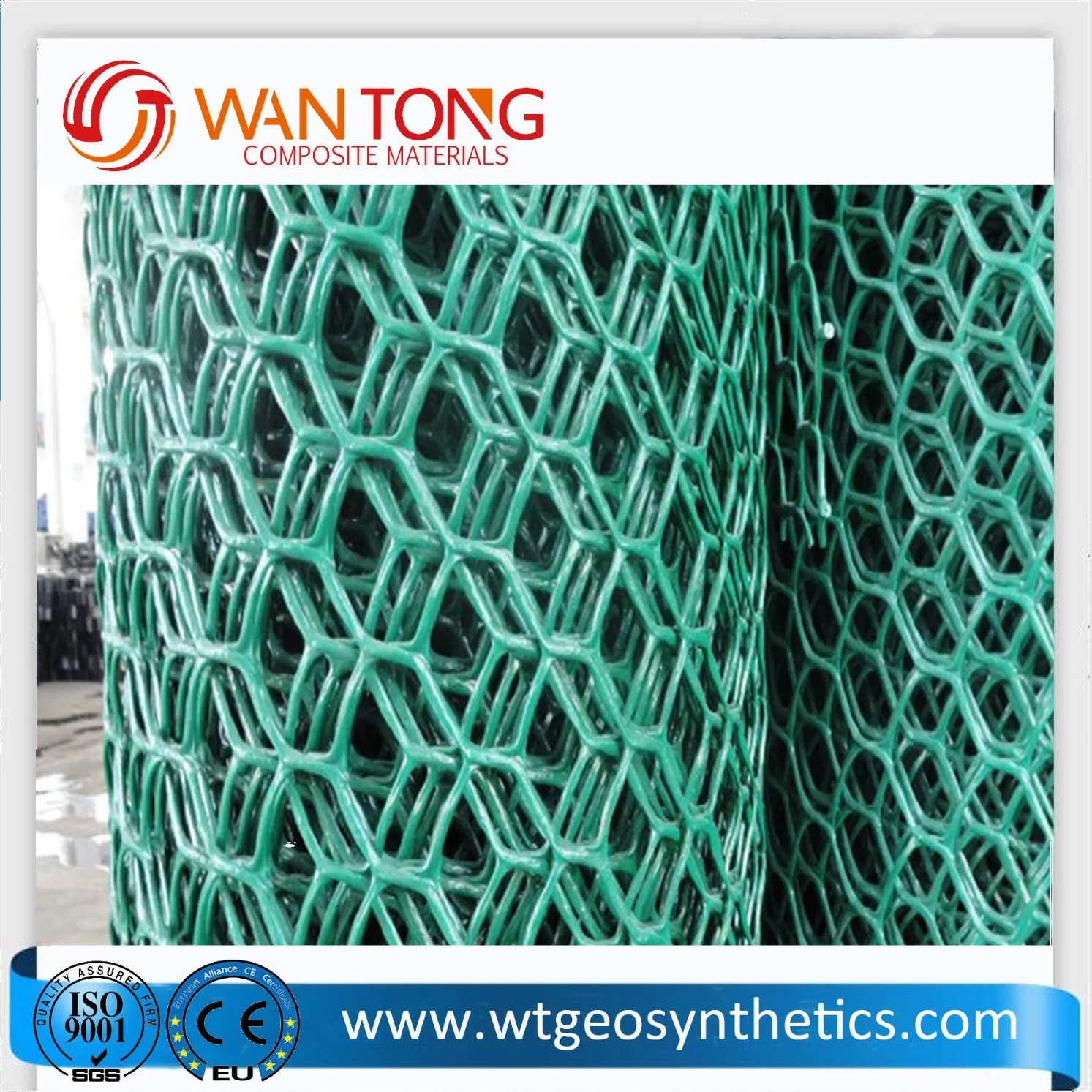 Vegetative Cover Net Plastic Mesh Plastic Trellis Geonet