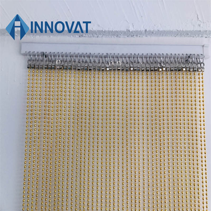 Metal Stainless Steel Ball Bead Chain Roller Blinds Chain Roll 4.5*6mm Curtain/Wire Mesh/Door Curtain/Window Curtain/Decorative Curtain/Metal Chain/Metal Mesh