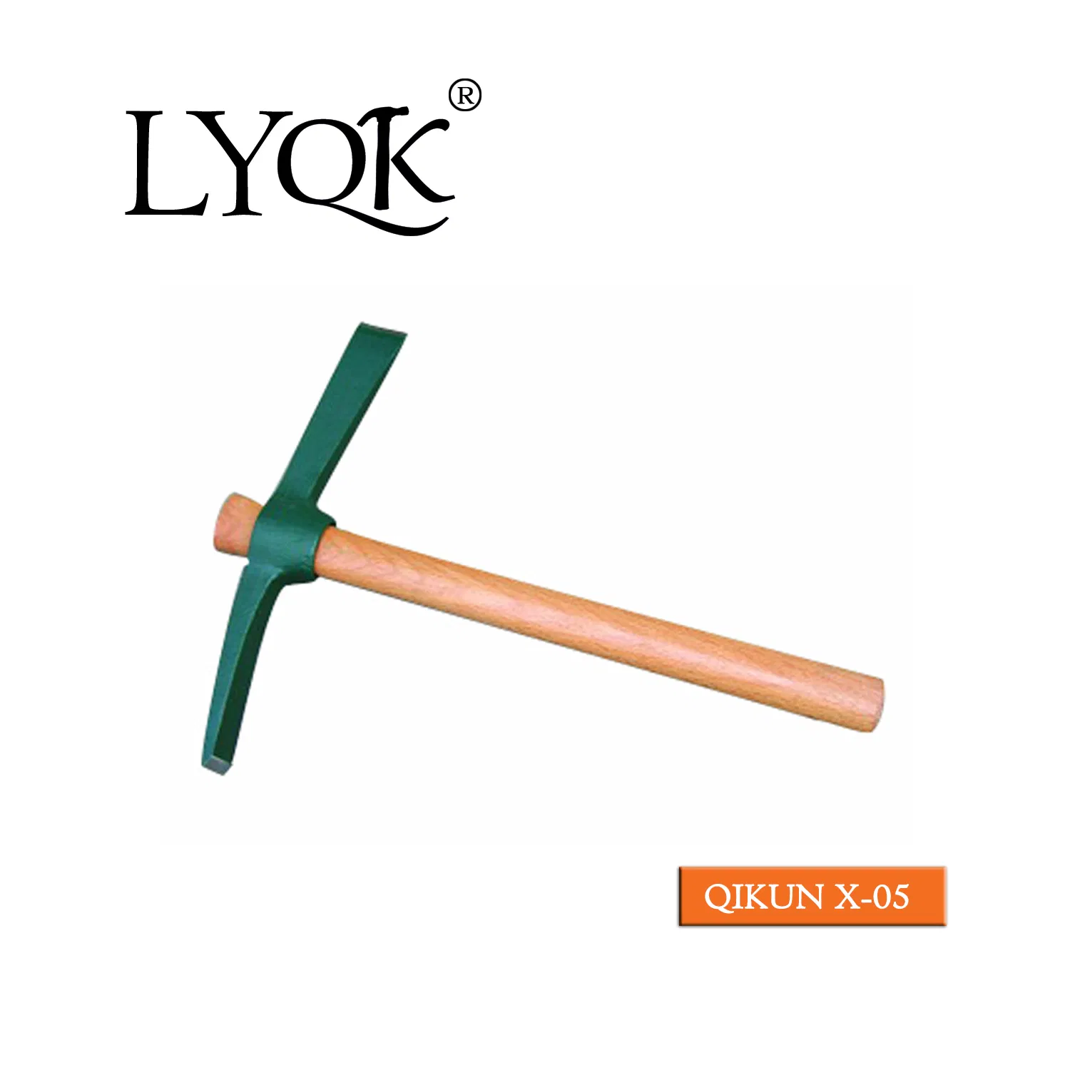 X-04 High Quality Rail Steel 65mn Agriculture Farm Garden Hardware Hand Tools Pick Head Mattock Pickaxe