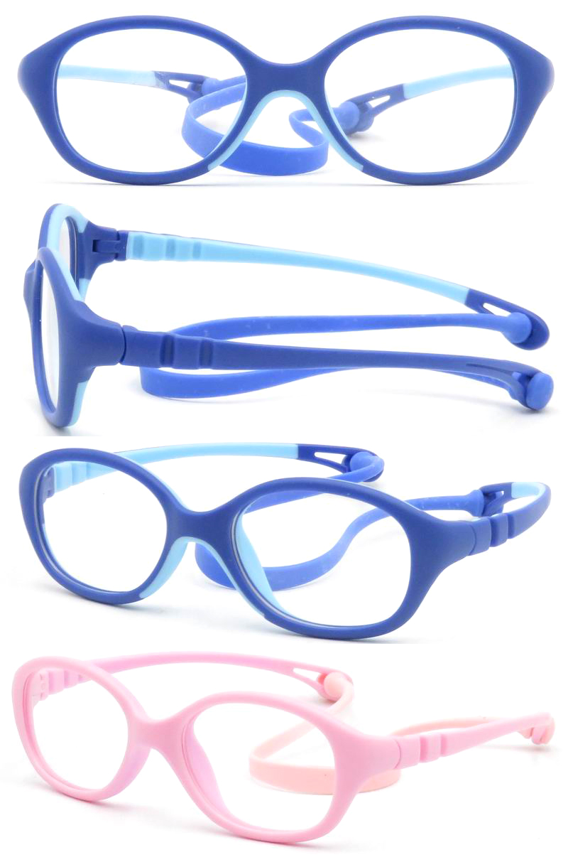 2024 Kids Glasses Anti Blue Light Glasses Children Optical Tr90 Eyeglasses Kids Optic Frame Eye Glasses Eyewear Frame
