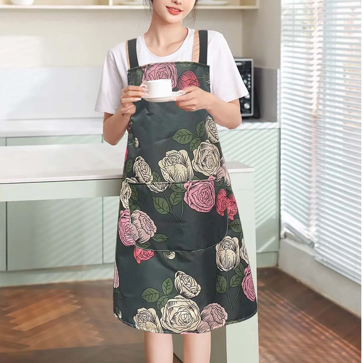 New Kitchen and Catering Work Aprons, Tea Restaurants, Hot Pot Restaurants and Dining Halls Catering Work Aprons