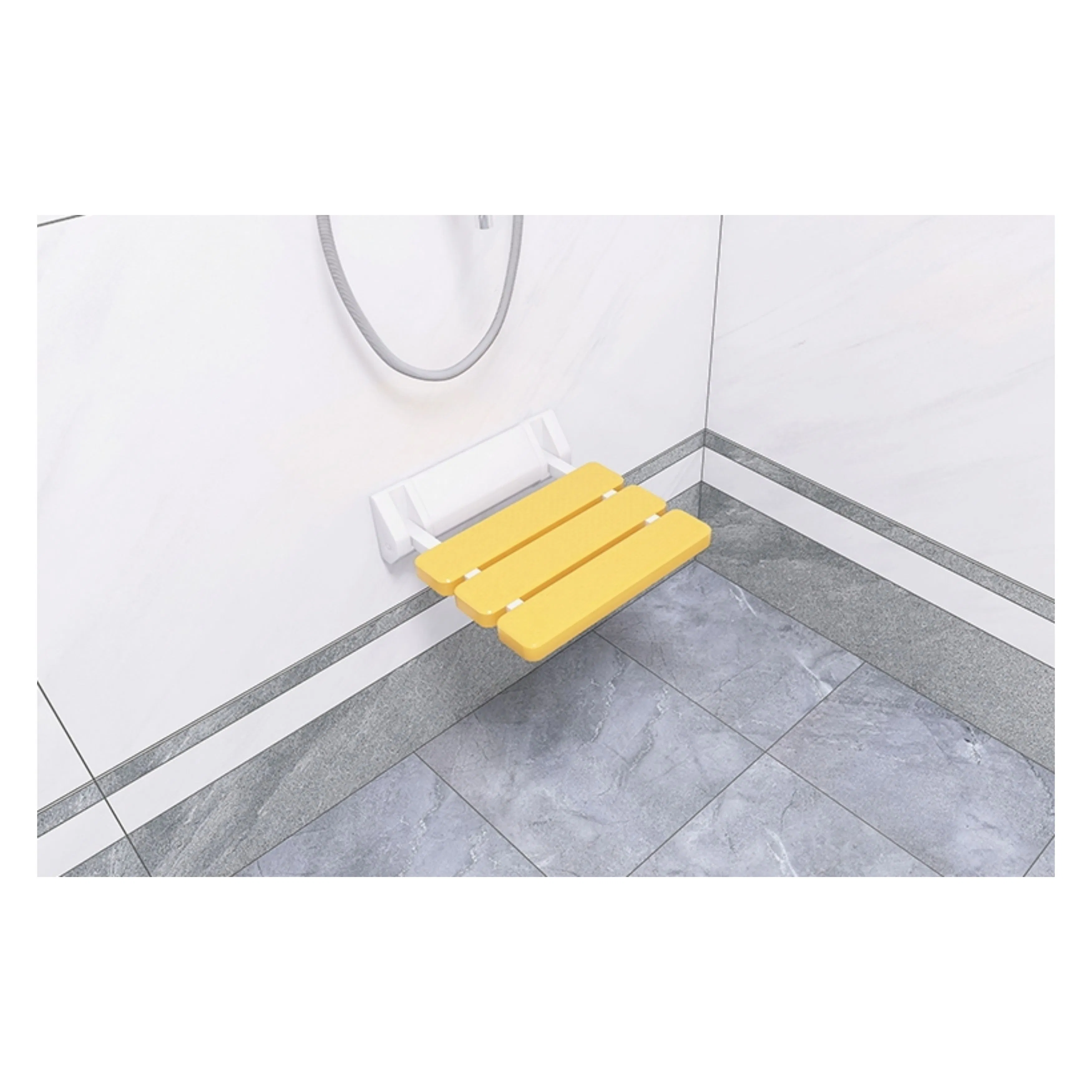 Stool Wall Mount Non-Slip Folding Shower Seat