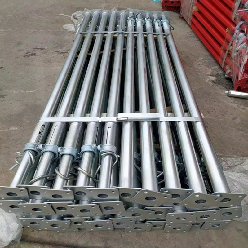 Painted Steel Scaffolding Props with Adjustable Height for Safety