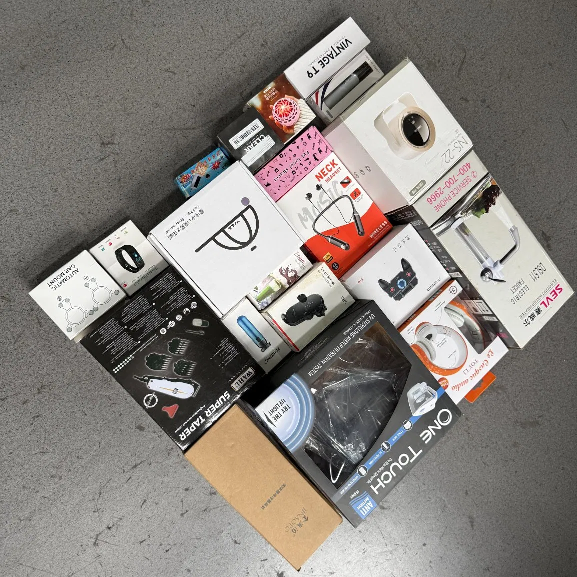 as-Is Mixed Returned Electronics Wholesale Lot Fans Humidifier Clippers