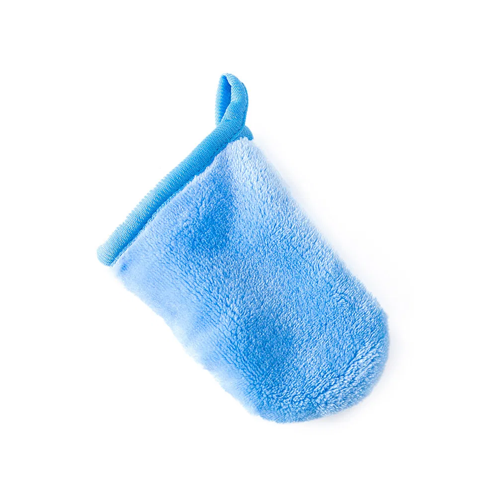 Bath Glove Soft and Skin Friendly Makeup Remover Mitt Shower Scrub Gloves Body Facial Massage Mitt Face Microfiber