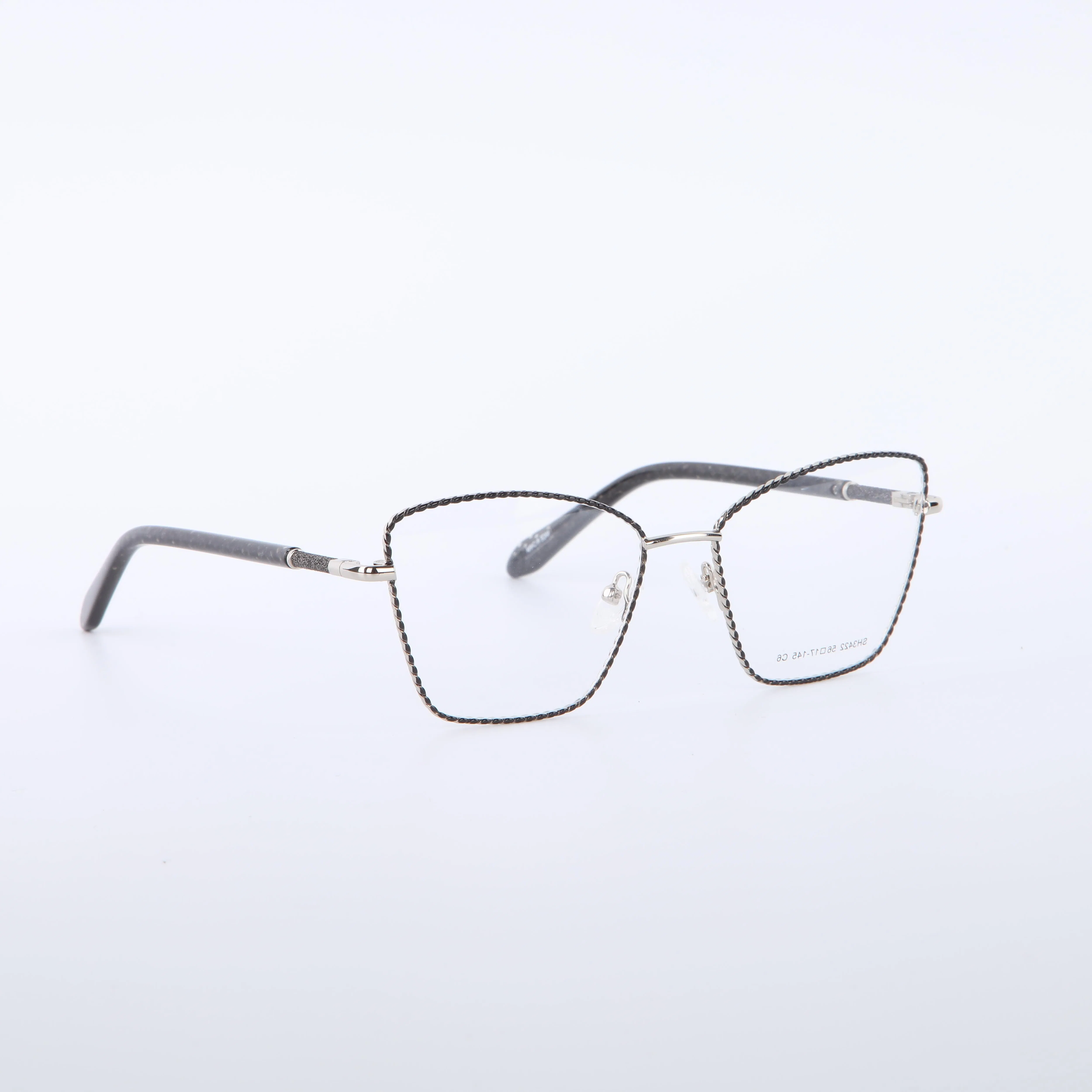 Chic Double Metal Eyeglasses Frames for Men in Stylish Colors