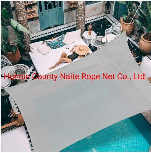 Best Quality Rectangle Triangle Square Waterproof LDPE Coated HDPE Sun Shade Net Canopy Shade Block Waterproof Sun Shade Sail for Greenhouse Carports