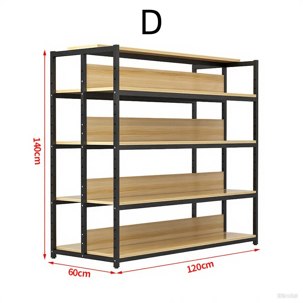 Четырехуровневая кухонная стойка из алюминия и дерева