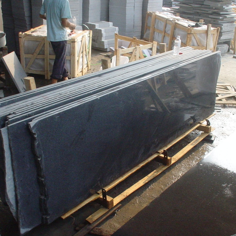 Natural Grey Granite Products Flamed and Polished Customized