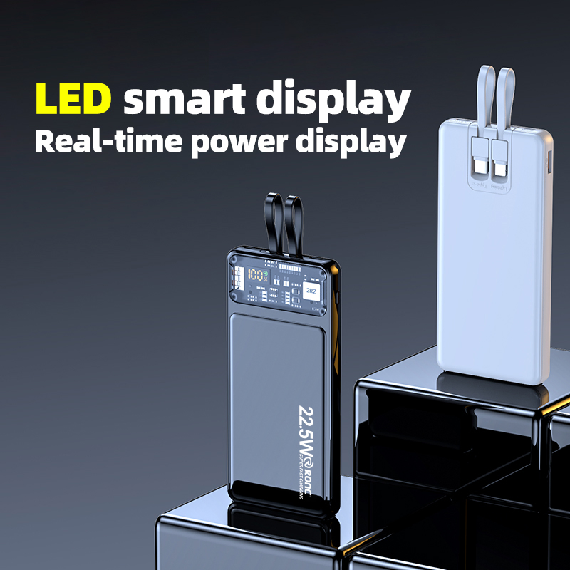 Пауэрбанк 10000 mAh с быстрой зарядкой PD QC3.0