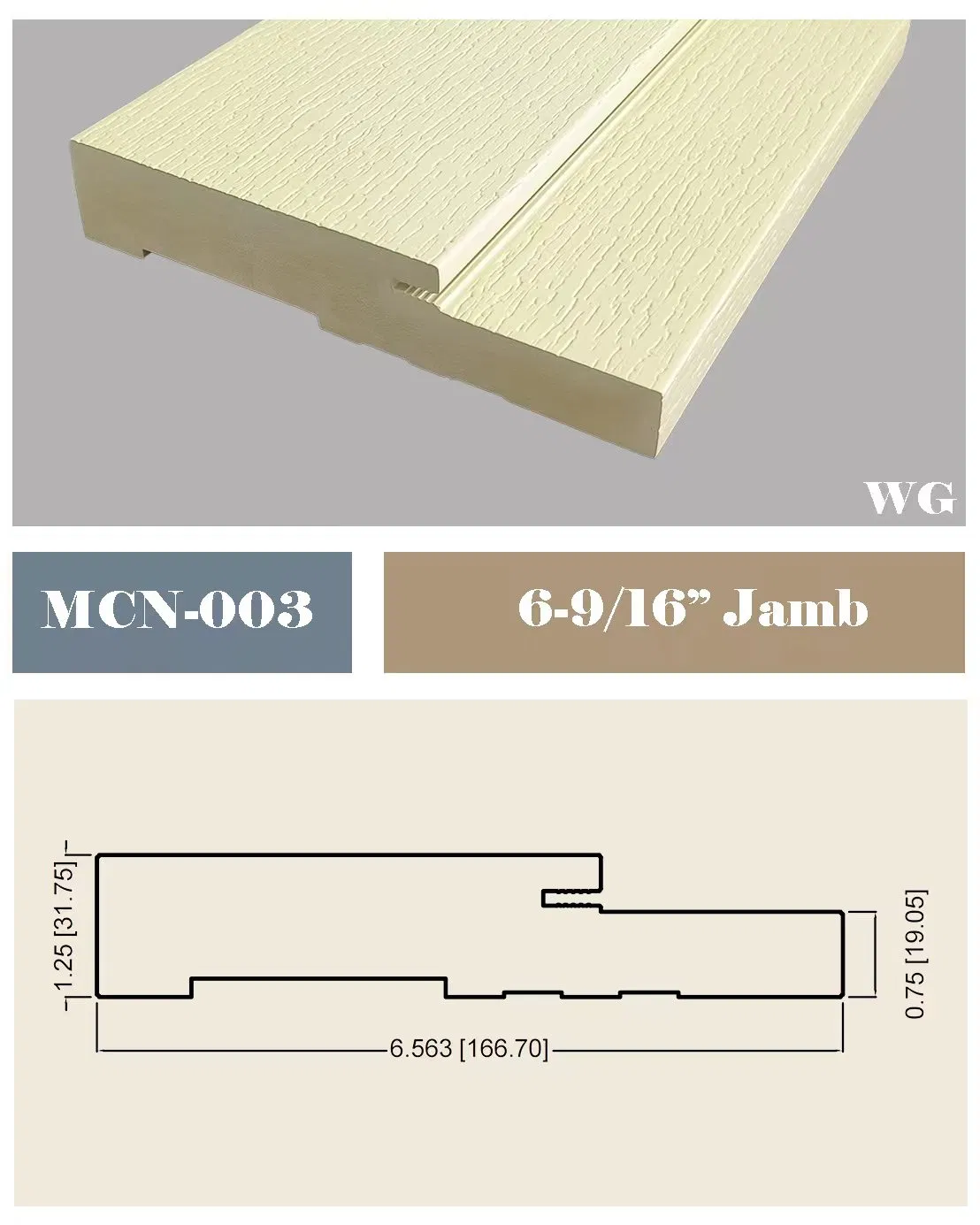 Us UK Standard PVC Door Frame