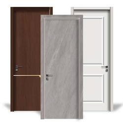 Good Quality Interior Soundproof Interior Panel Shaker Wooden Door Timber PVC Edge Doors