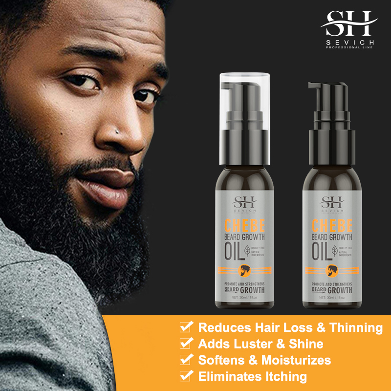 Hot Selling Softens Strengthens Chebe Hair Growth Beard Men Care Growth Beard Oil