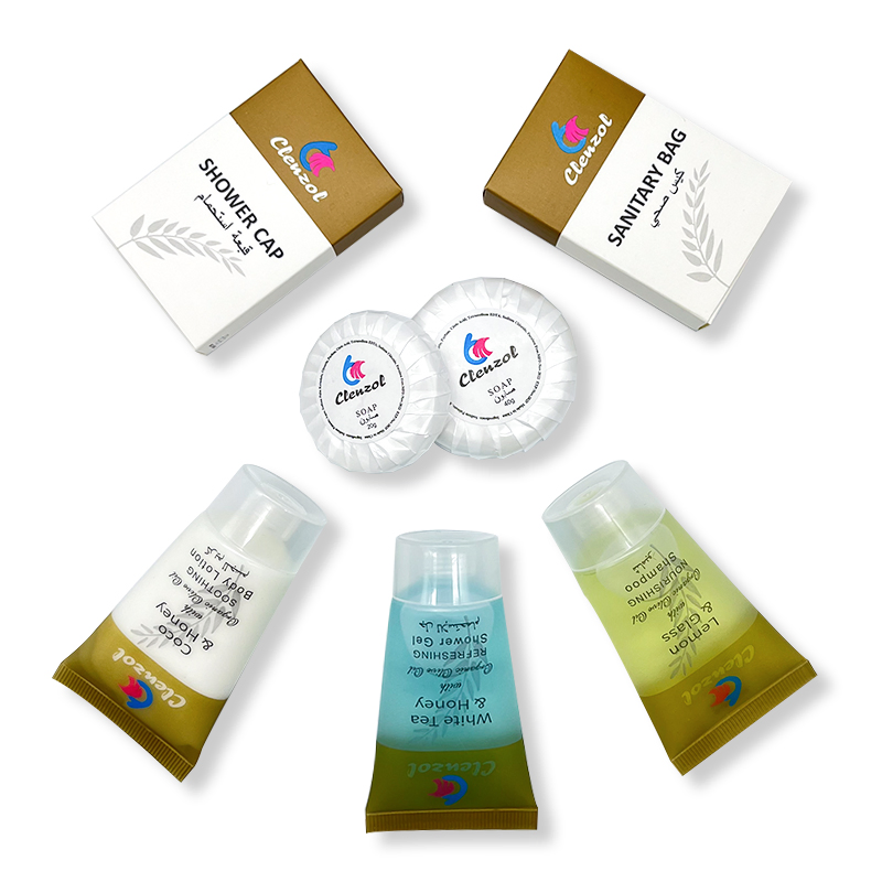 Promotional Luxury 5 Star Hotel Supplies Disposable Toiletries Set Hotel Amenities Set