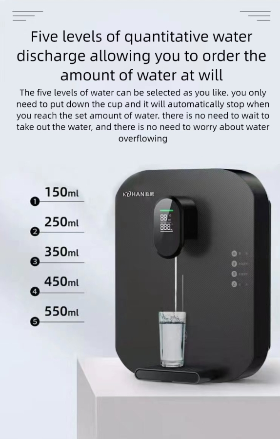Ultraviolet Sterilization Wall Mounted Water Dispenser with Heating Cooling