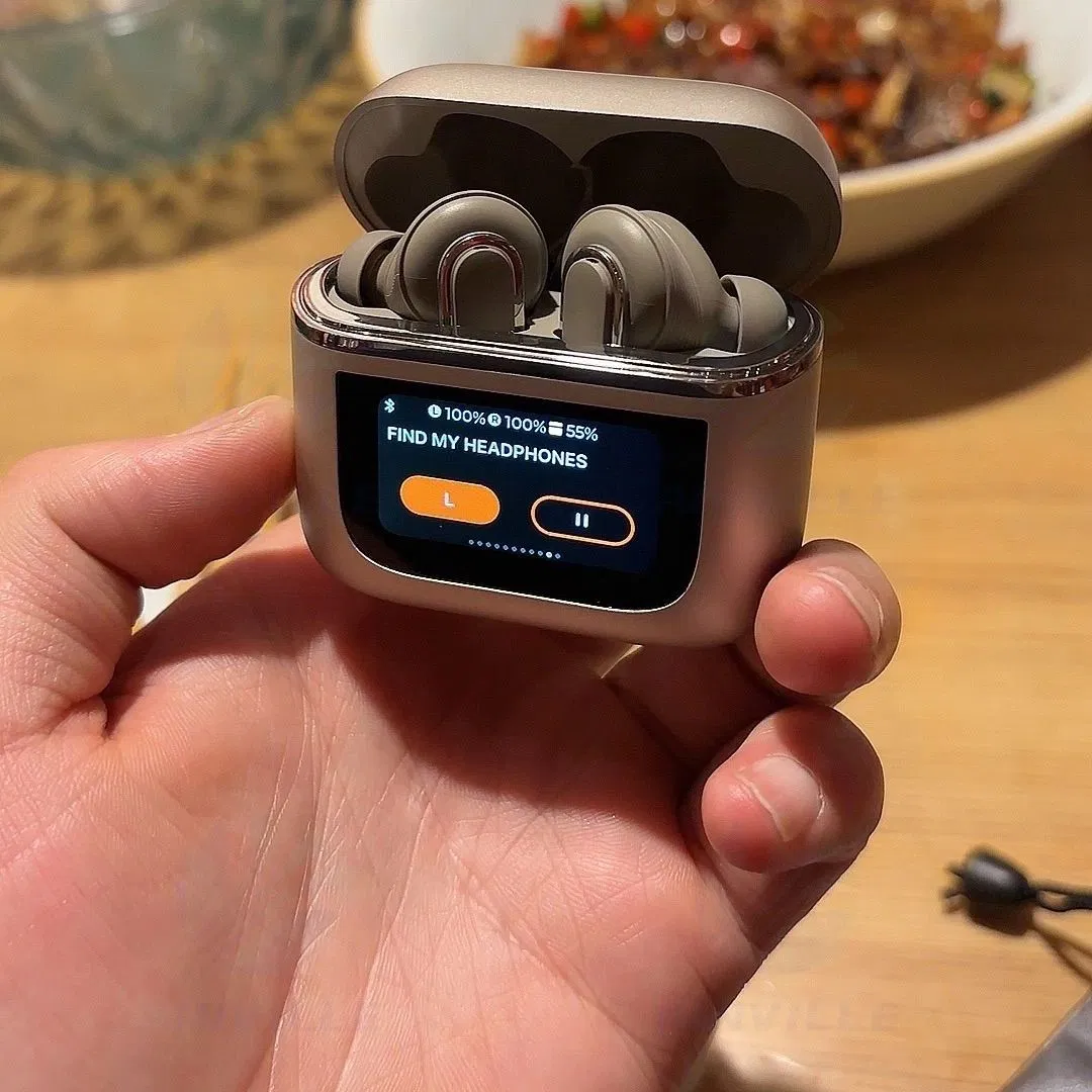 Наушники V8 с LED-подсветкой и сенсорным управлением