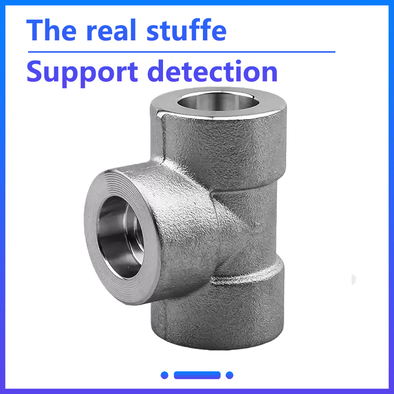 Factory Wholesale Stainless Steel Pipe Fittings High Pressure 3'' Socket Weld Tee