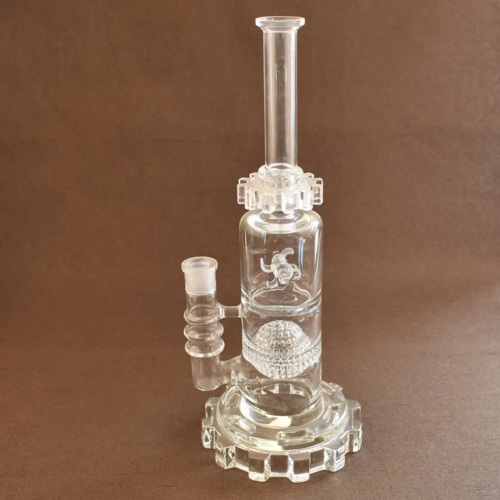 Handmade Black Colors Tall Glass Oil Buner Smoking Pipes