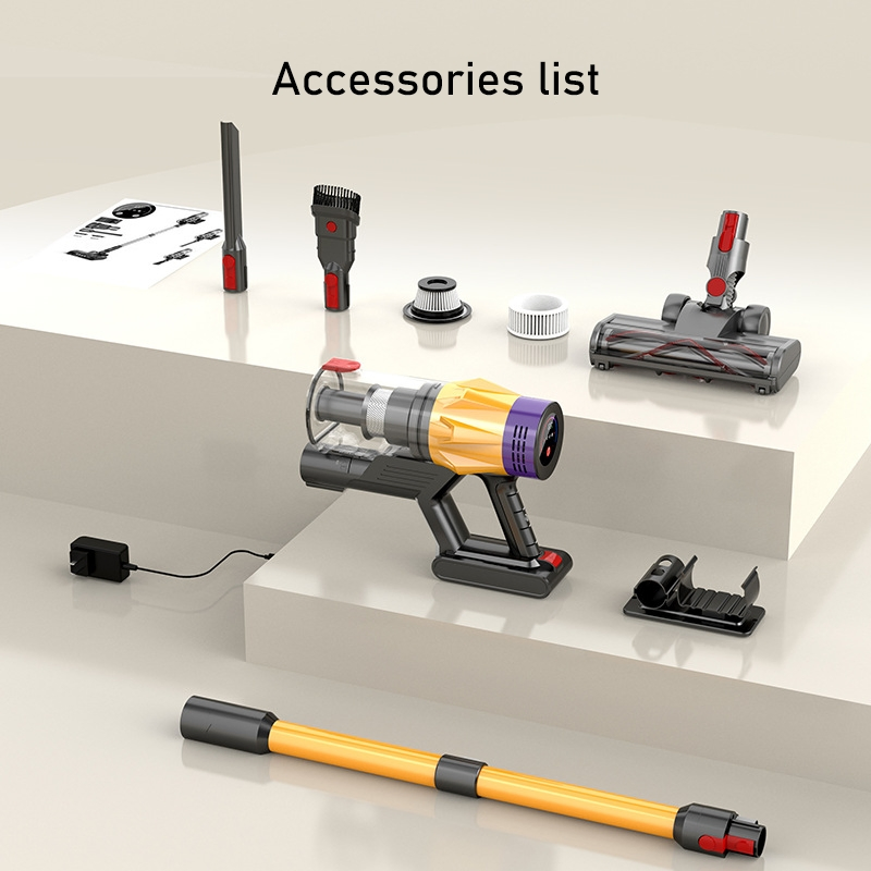 550W 35kpa 40mins Low Noisy Lightweight Handheld Cordless Portable Battery Powered Ash Stick Vacuum Cleaner for Home