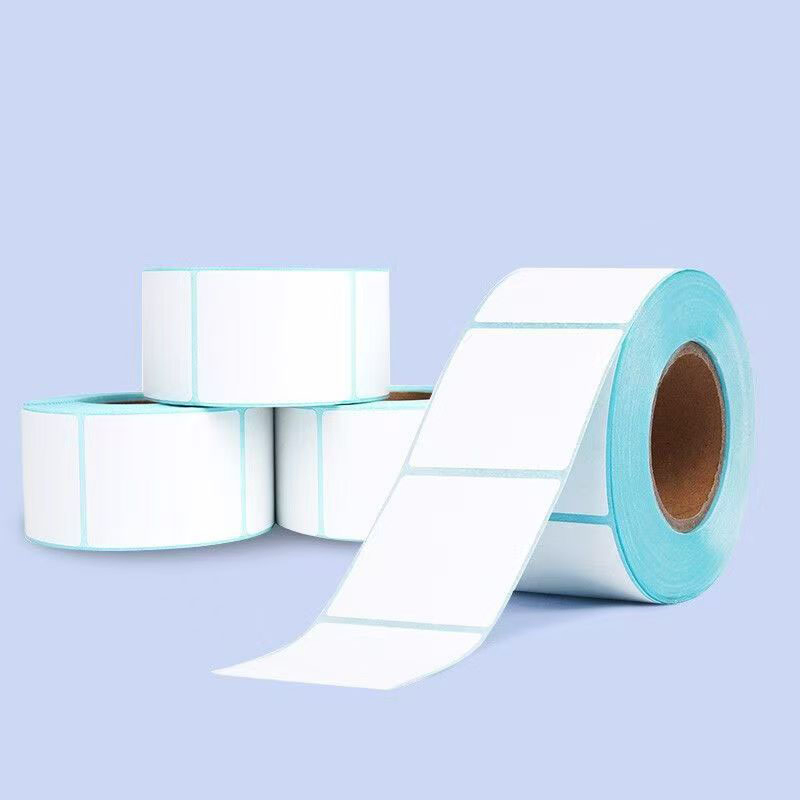 White Three-Proof Self-Adhesive Label Paper for Supermarket (customizable in size)