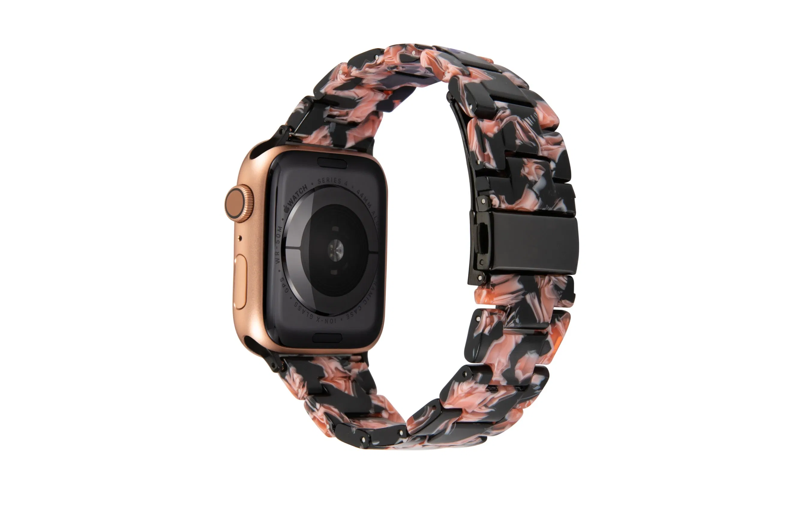 Multiple Color Resin Watch Strap Replacement Stainless Steel Apple Watch Band for Apple Smart Watch