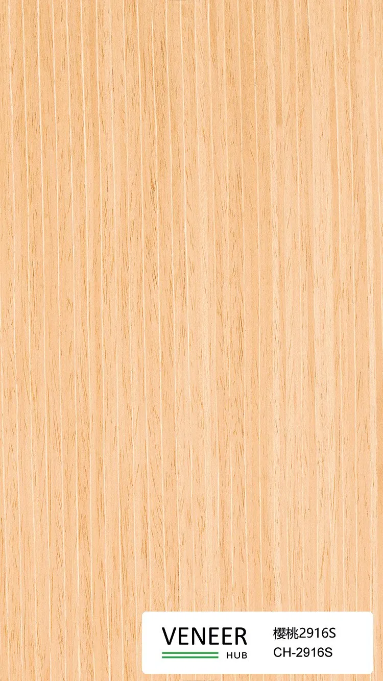 Natural Like Appearance Cherry Recon Veneer