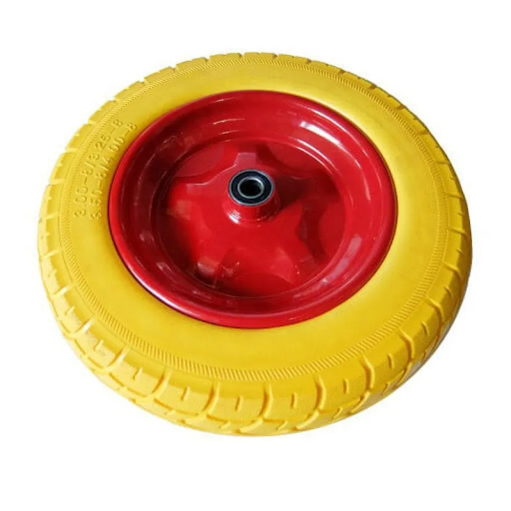 PU Polyurethane Foam Wheels Puncture Proof Flat Free Tire Wheel