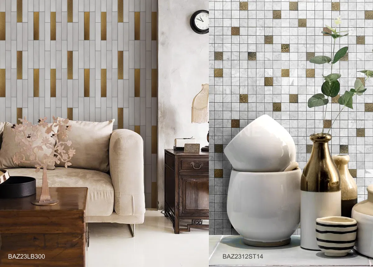 Scratch-Resistant Mosaic Tile for Swimming Pools - Waterproof and Colorful