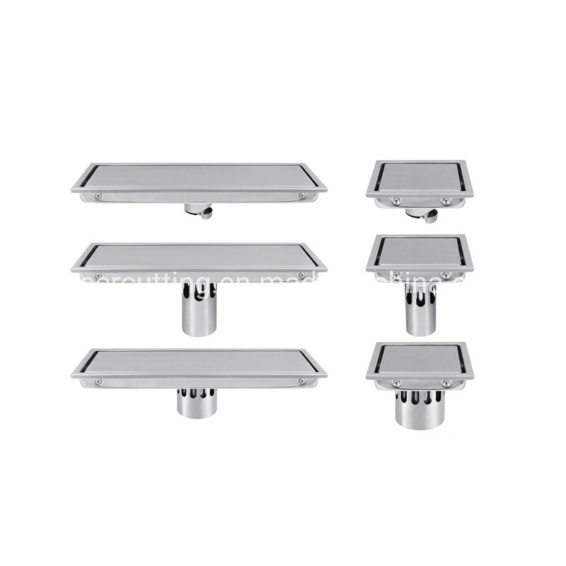 Stainless Steel Slimline Shower Floor Drain for Bathroom Pool Kitchen