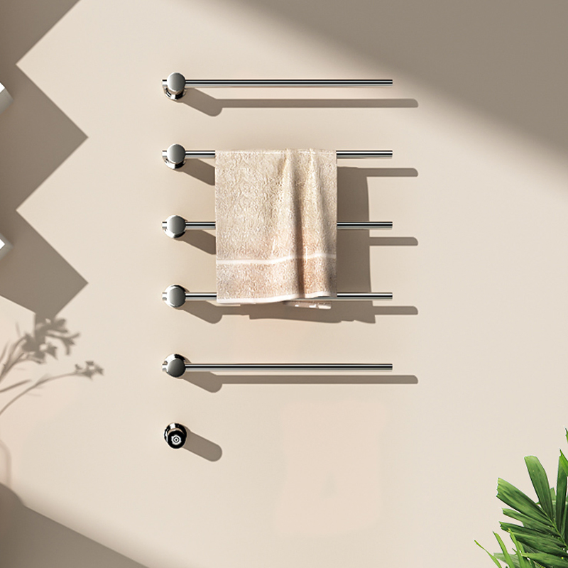 Нагреваемая вешалка для полотенец Brushed Nickel с таймером