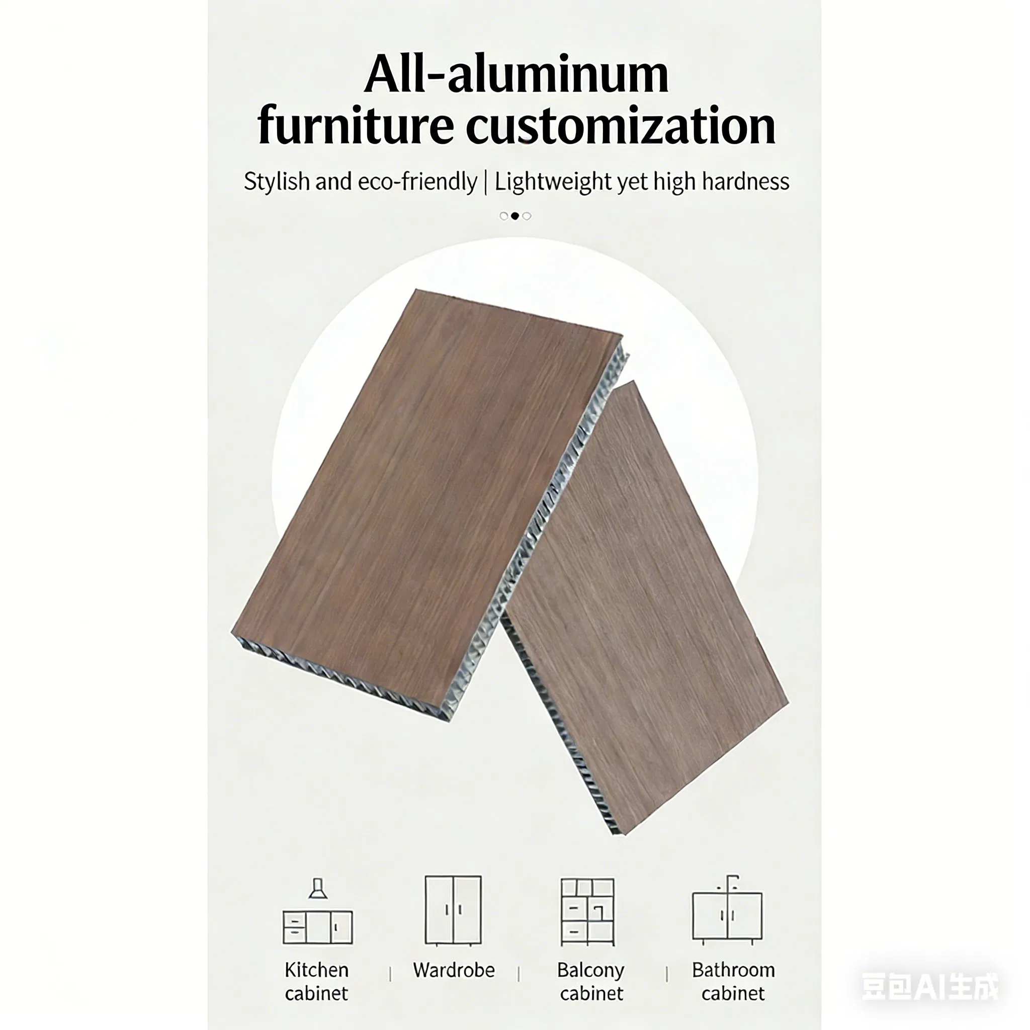 8mm Thick Aluminum Honeycomb Panel for Wall Bedroom Ceiling Decoration