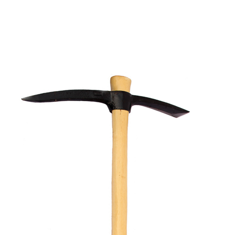 Hautine P412 Type Steel Pick with Wood Handle