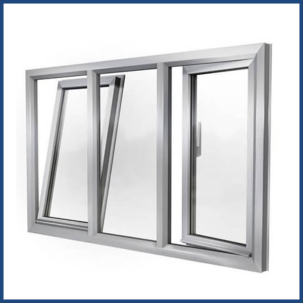 UPVC Tilt and Turn Windows Fixed Casement Window for House