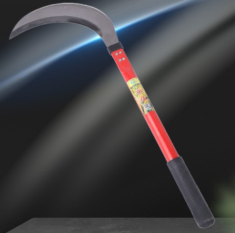 Sickle Manganese Steel Head Thickened Sickle Steel Handle