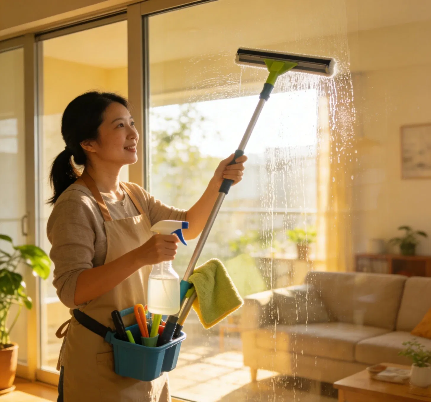 Factory Direct Multi-Scene Cleaning Window Squeegee with Telescopic Pole & Interchangeable Pads, Bulk Order for Global Buyers