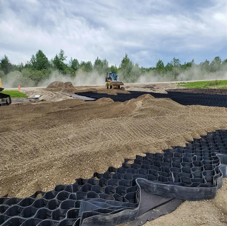Geocell Pavers Interlocking Geo Cells Sand Color Geocell Ground Grid Paver