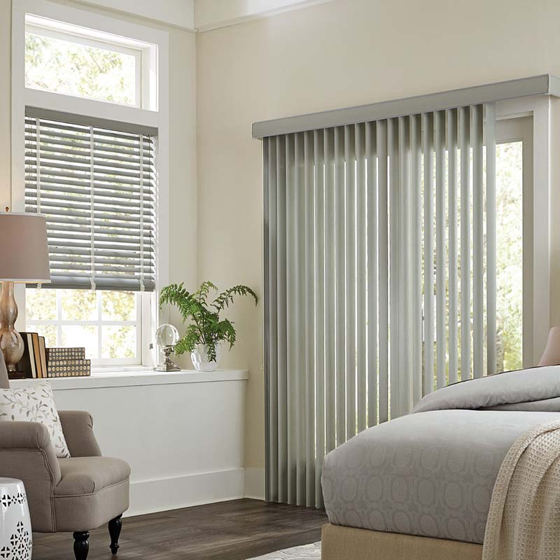 Made in China Colorful PVC Faux Wood Vertical Blinds