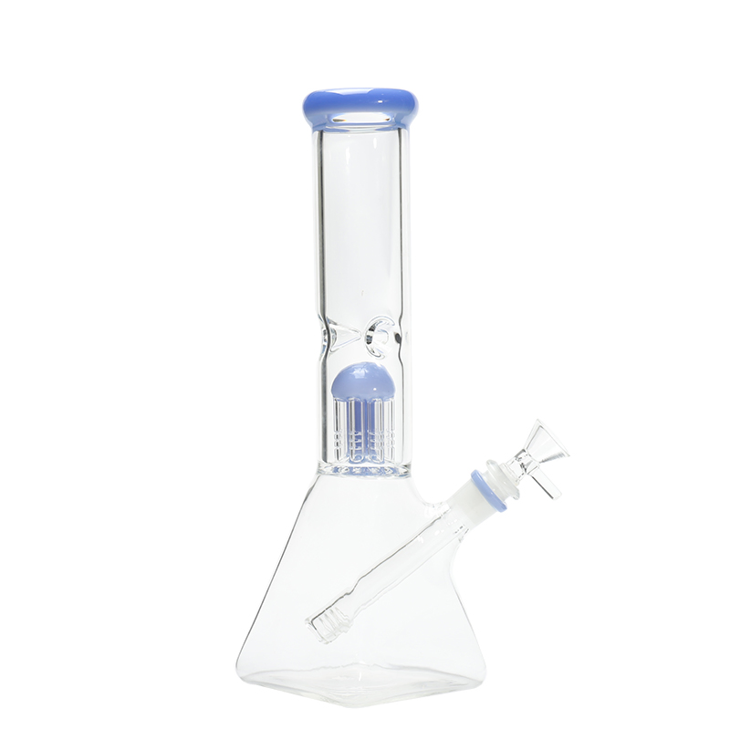 Factory Direct Wholesale Glass Beaker with Ice Catcher Glass Smoking Water Pipe