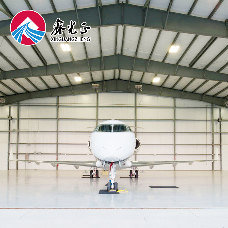 Long Span Light Frame Warehouse Steel Structure Building H Beam Shed Steel Hangar