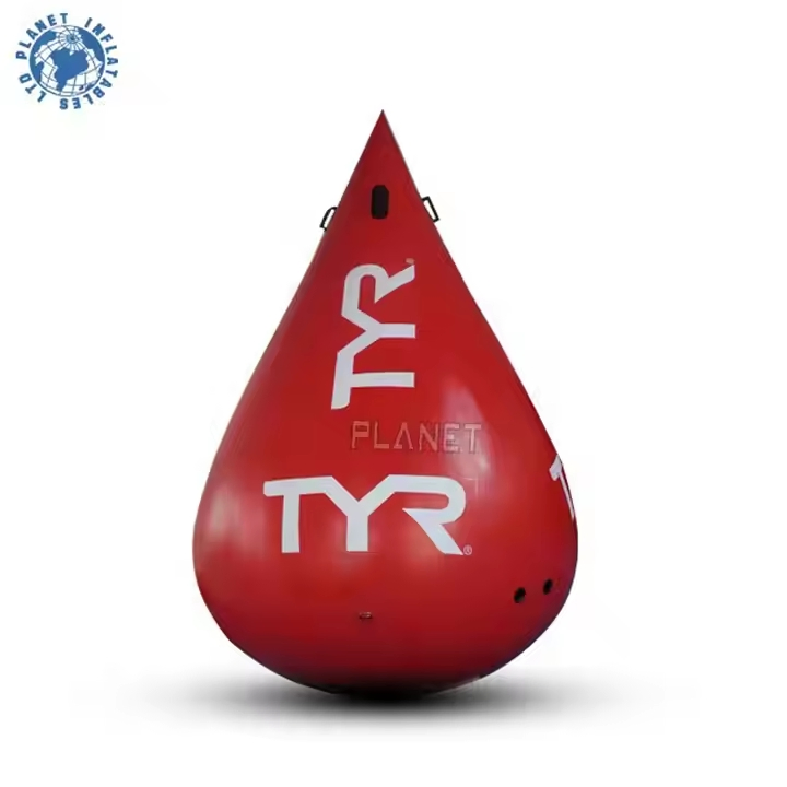 High Quality Durable Customized Color Inflatable Waterdrop Buoy for Sale