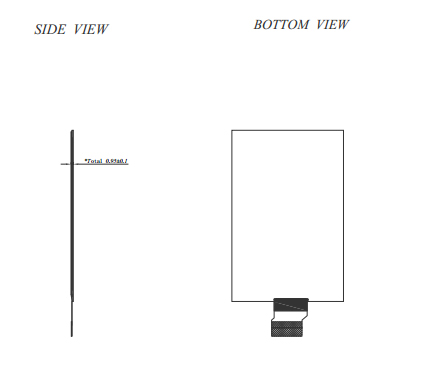 High Reflectance Rectangle 2.7'' Am Electrophoretic Display with 176*264 Pixels for Electronic Shelf Label System