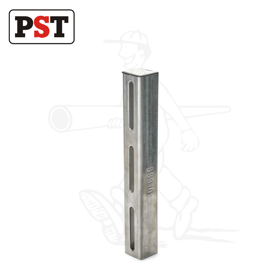 SS316 SS304 Prostrut Stainless Steel 41X41 Strut Channel Slotted Unistrut Channel