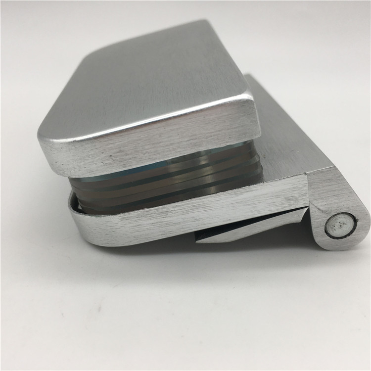 Silver Small Size Aluminum Door Hinge for Showroom