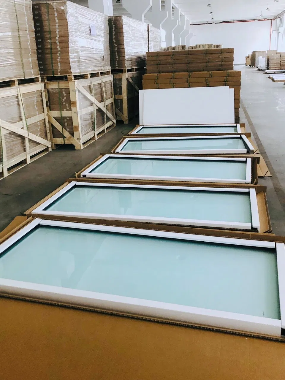 Loft French Style Black Steel Frame Swing Glass Hinge Door