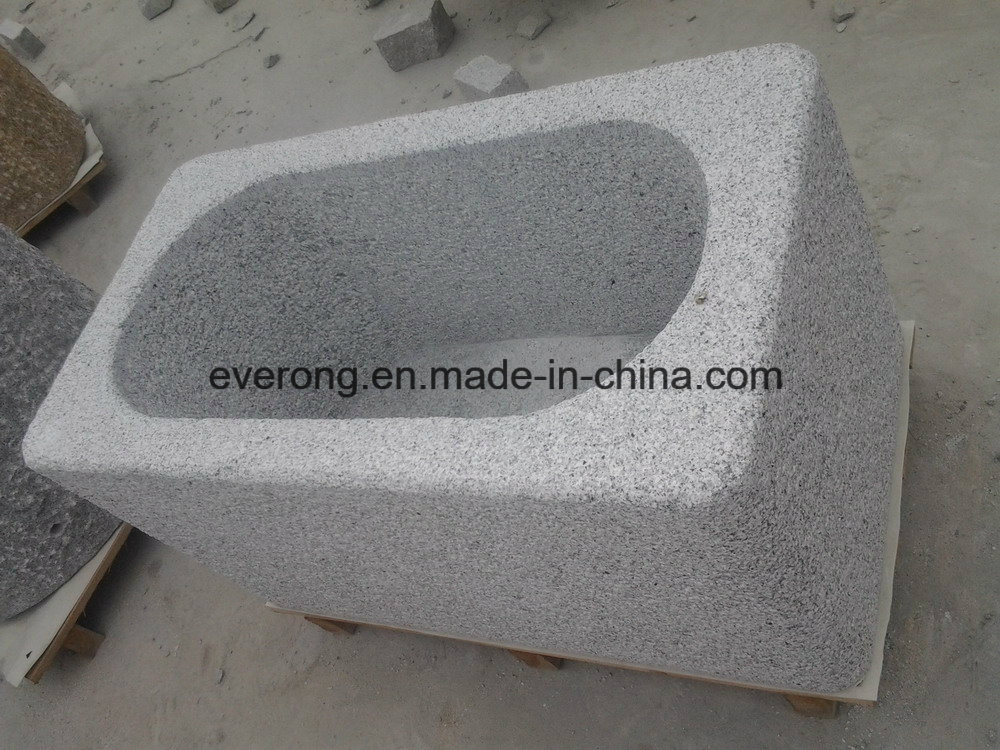 China Cheap Antique Granite Troughs Old Stone Pot for Garden Features