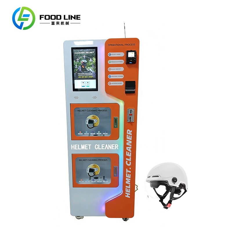 Fully Automatic Smart Self Service Commercial Helmet Cleaning Vending Machine