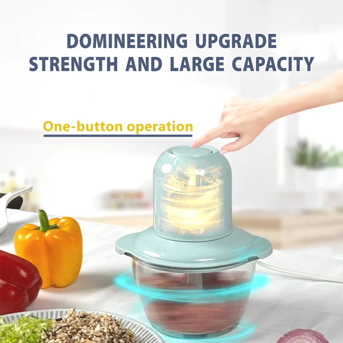 200W Hot Sale Multi Function Vegetable Slicer Chopper for Household
