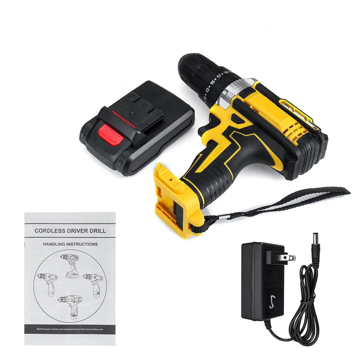 400W 20V Cordless Impact Drill Power Tool Set Factory Direct Sales Electrical Tools Set Power Tools Set Cordless Drill