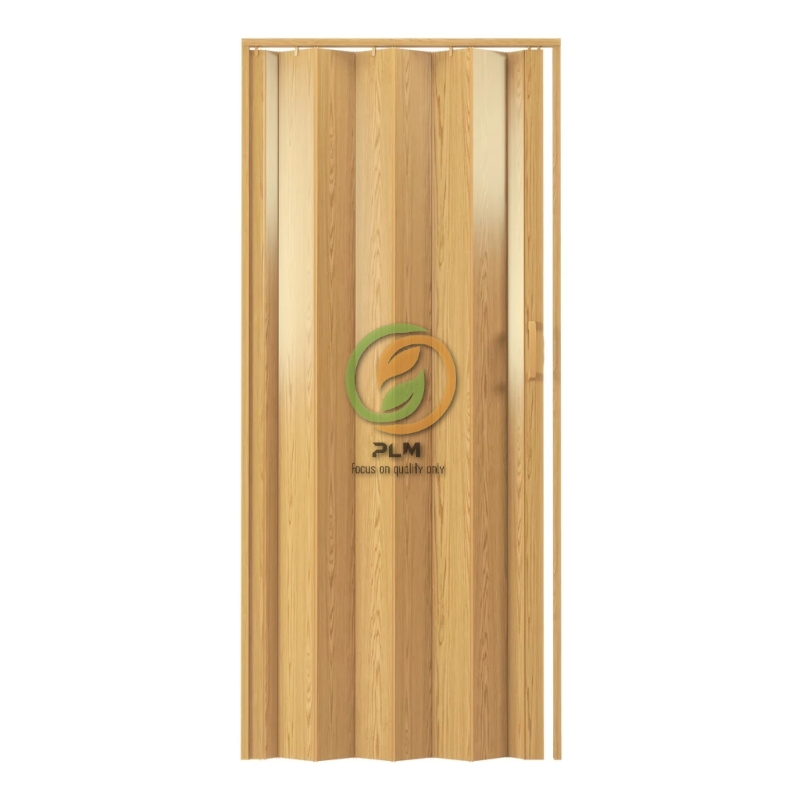 PVC Folding Door for Partition (PVC Material in Wooden Textured) II Clifton Karachi - Pakistan