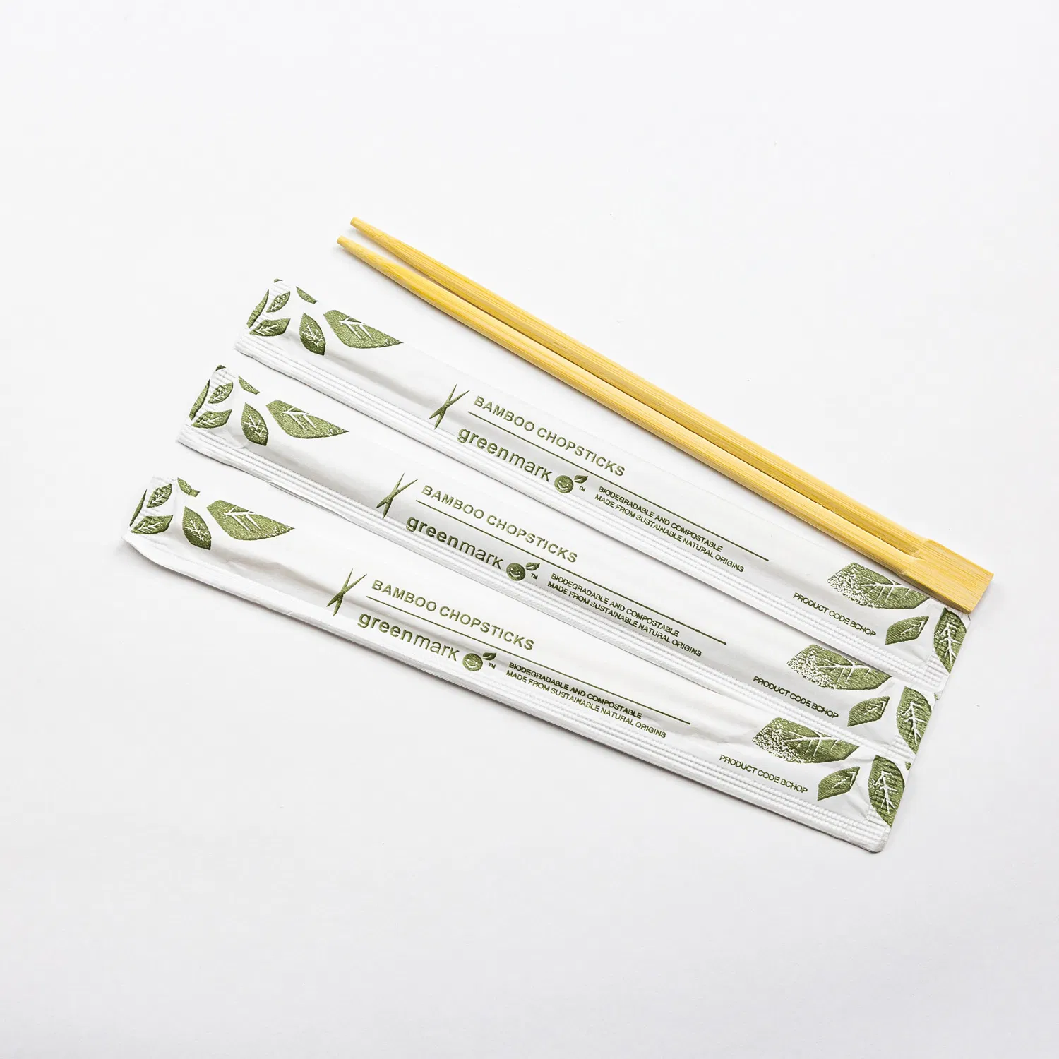 Hot Selling Paper Packing Disposable Round Bamboo Chopsticks From China